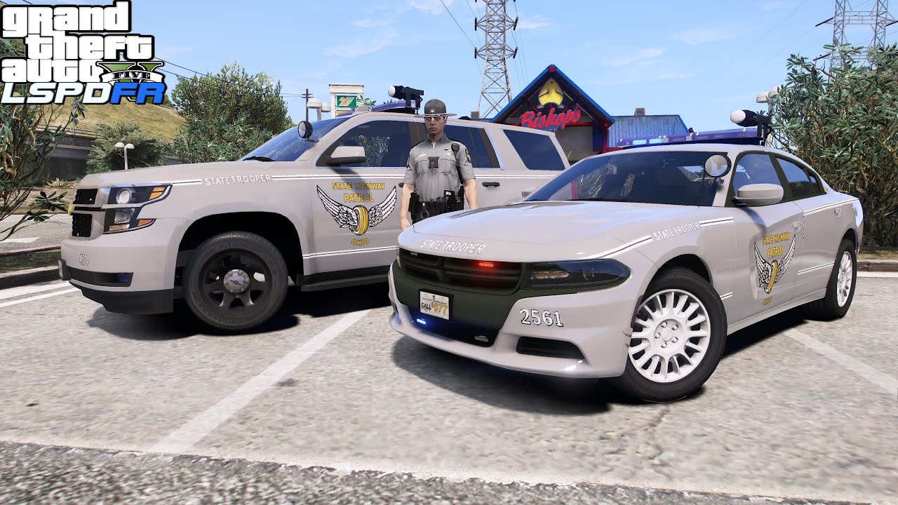 GTA 5 LSPDFR | Ohio State Highway Patrol | Speed Enforcement | New ...