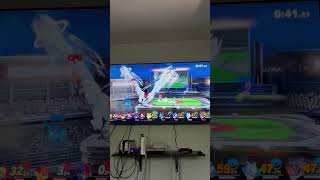 SSBU Browt Pombon Gequca Vs Pikachu Lucario Greninja Mewtwo And Ininecroar.