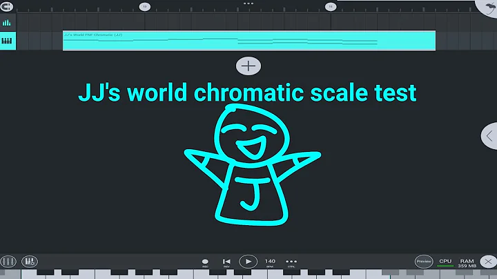 I made my first fnf chromatic / JJs world chromatic (free to use) [FLM/ FL Studio mobile]