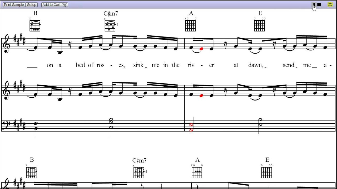 "If I Die Young" The Band Perry - Piano Sheet Music (Teaser)
