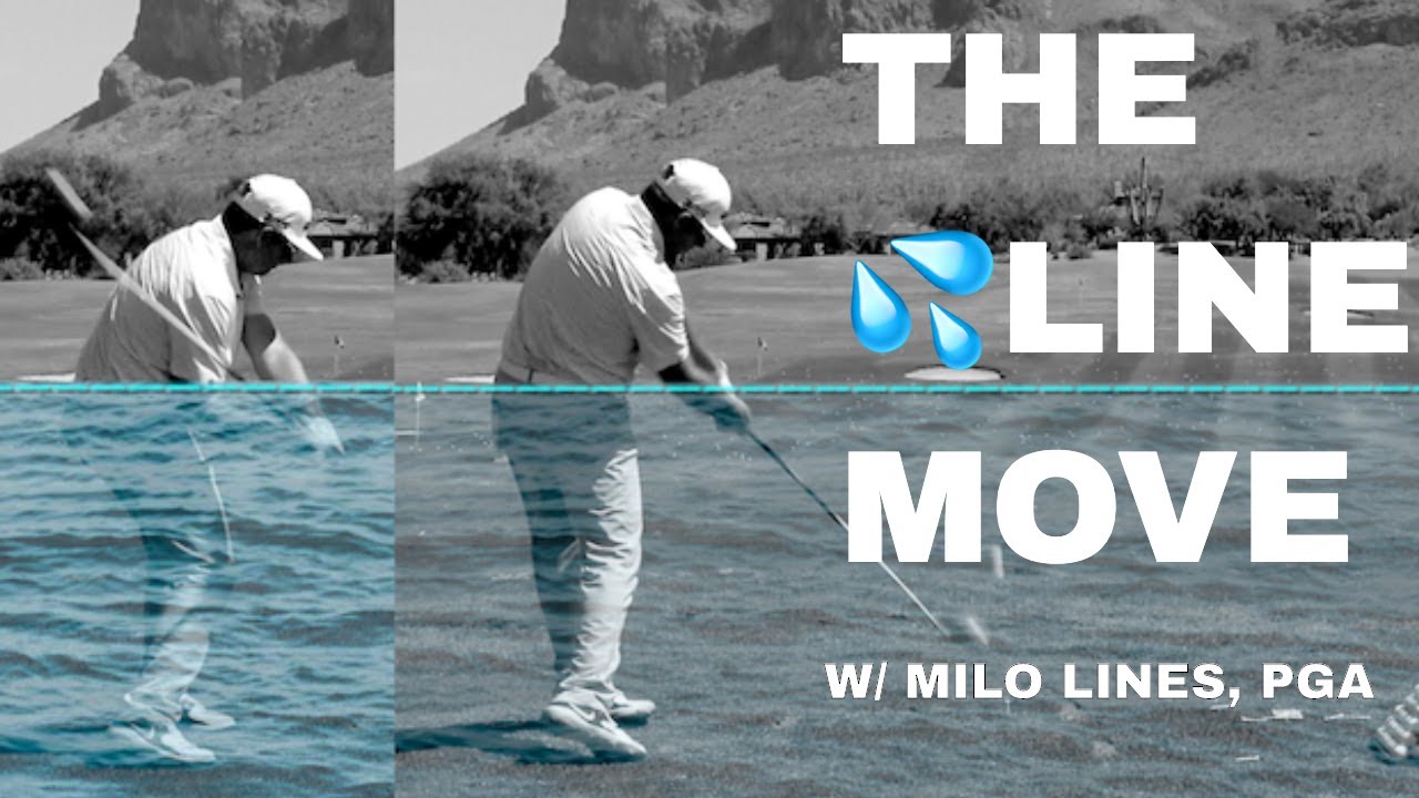 THE 💦 LINE MOVE! GOLF SPEED through Sequence. Milo Lines, PGA on Be