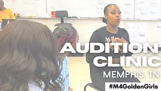 UAPB M4 Golden Girls  | 2023 Audition Clinic  |  Memphis, TN