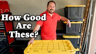 Discover the Ultimate Storage Solution: CX BLACK & YELLOW 27-Gallon Tough Containers 📦🔐
