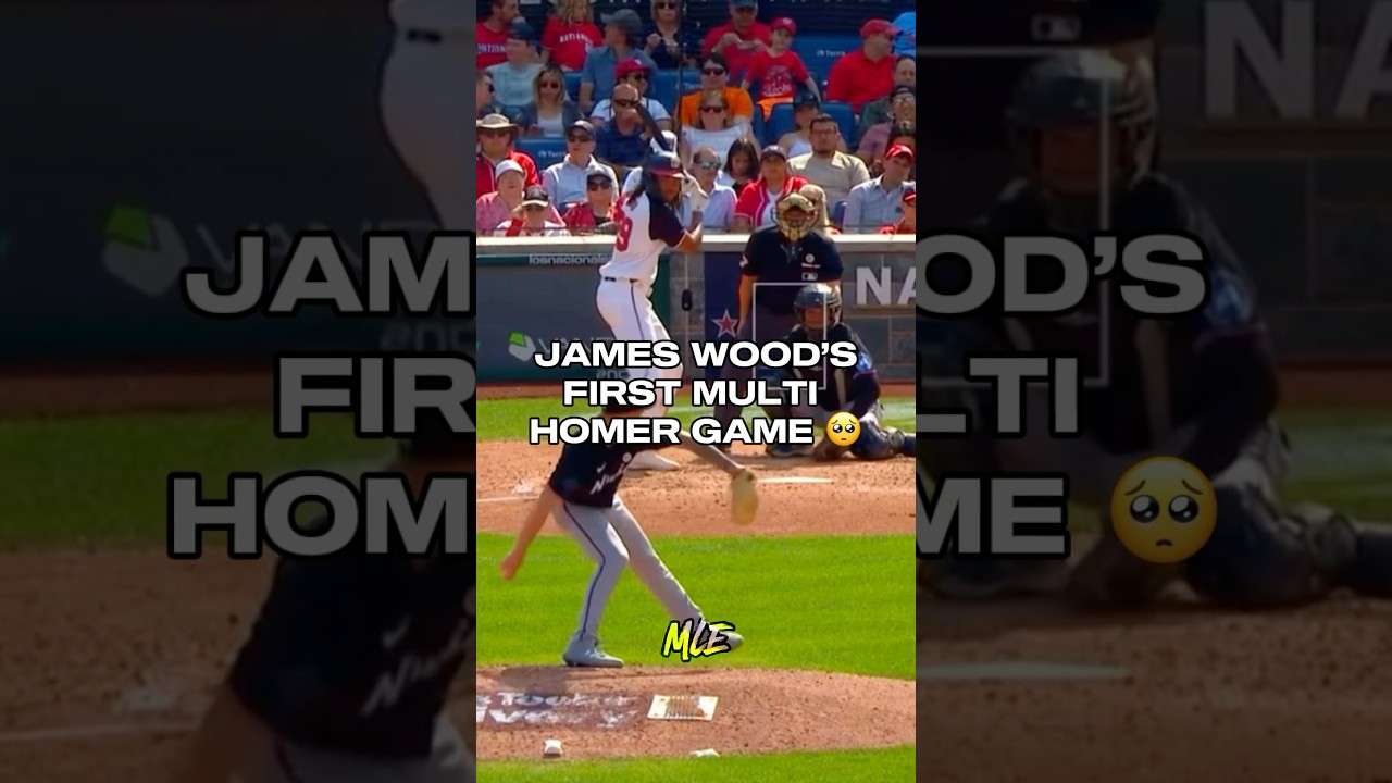 JAMES WOOD HAS HIS FIRST MULTI HOMERUN GAME 🥺