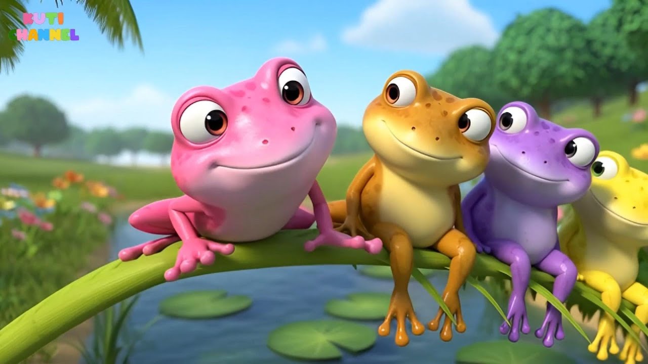 Five Little Frogs + More | Preschool 3D Cartoon | Kids Songs & Nursery Rhymes | Animals Song