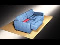Power electric sliding sofa mechanism