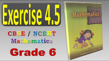 Solution of Exercise 4.5 | Class 6 | Chapter - Basic Geometrical Ideas | Detail Explanation #maths