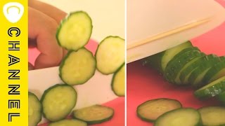 包丁にくっつかない キュウリの輪切りテク！｜C CHANNELライフスタイル