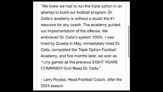 Fort Sumner High (NM) Wins STATE CHAMPIONSHIP After Becoming a Triple Option Football Academy Client