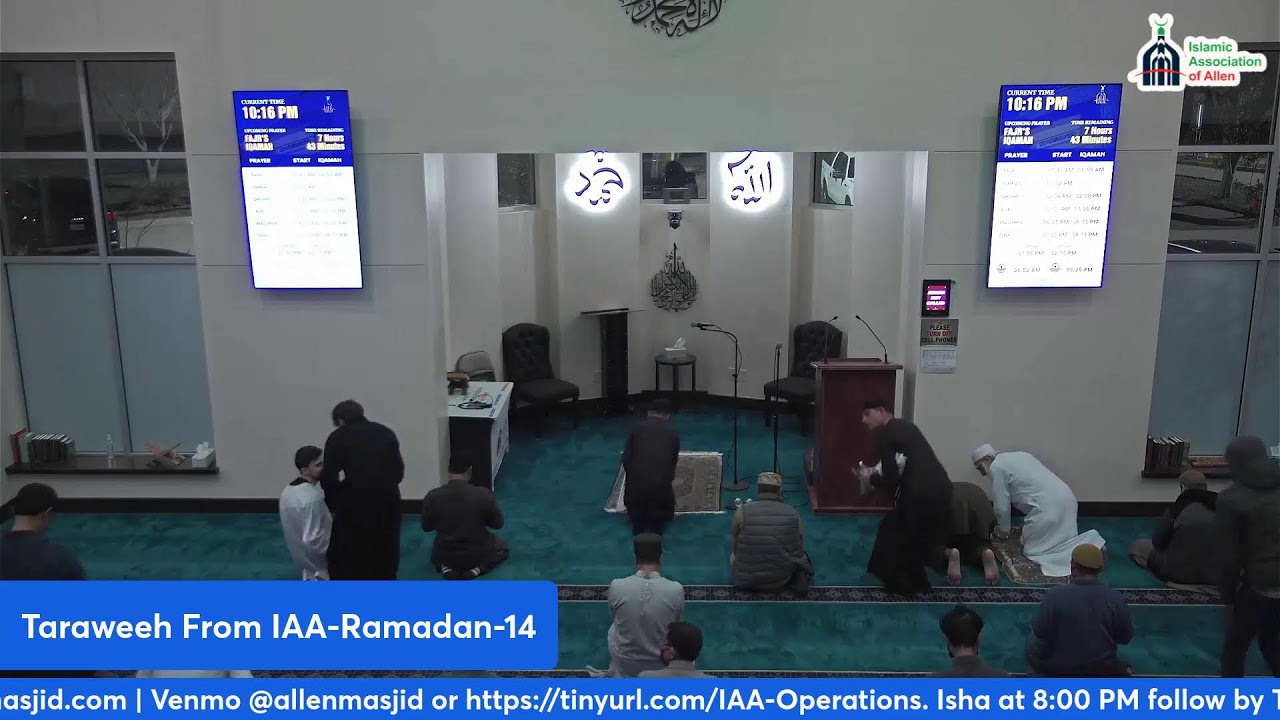 Taraweeh From IAA-Ramadan-14