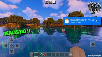 Realistic Shader Minecraft PE 1.19 / 1.20 ❤️ | Render Dragon - No Clickbait