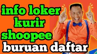 cara mendaftar menjadi kurir shopee 2022