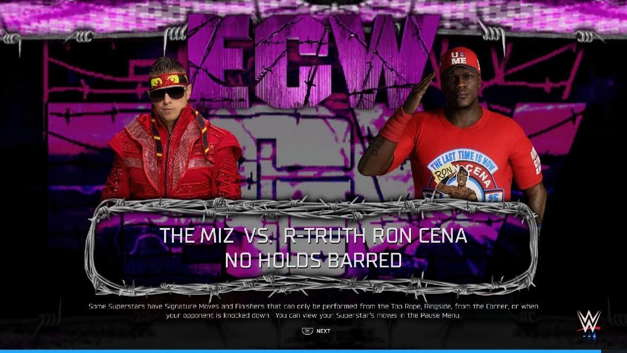 WWE 2K25  The Miz vs Ron Cena