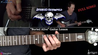 Buried Alive Guitar Lesson Full Song - Avenged Sevenfold