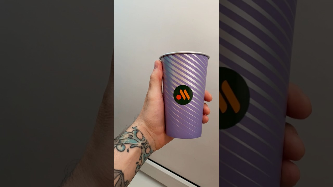 Новые стаканы во вкусно и точка / стаканы-хамелеоны 