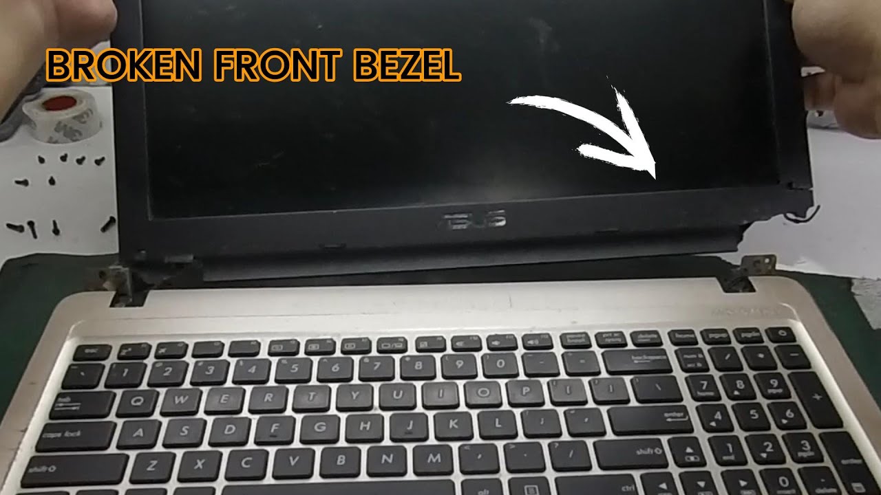 ASUS X540U LCD SCREEN BEZELS / CASING REPLACEMENT