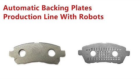 Automatic Brake Pad Back Plates Production Line