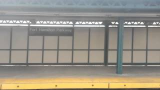 A ride on an R160B Siemens (N) train via the (D) line (West End Express)