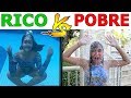 RICO VS POBRE NA PISCINA - Muita Diversão