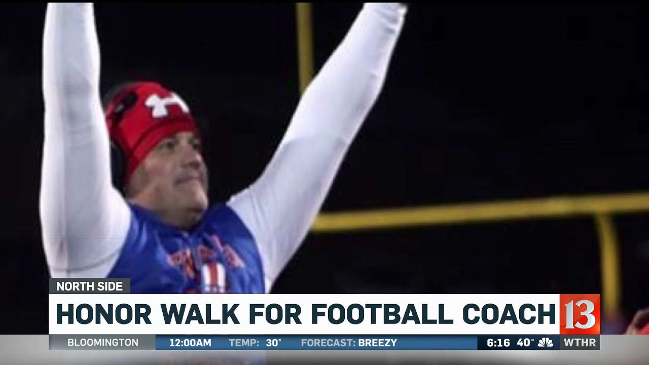 Hospital 'Honor Walk' a tribute to football coach's organ donation