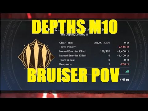 NEW WORLD Depths M10 - GOLD | BRUISER | Server Yggdrasil NA West