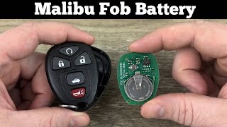 2004 - 2012 chevy malibu key fob battery replacement - how to change replace malibu remote batteries