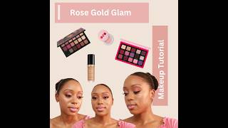 Rose Gold Glam  💕 Shimmery Pink Eyes & Glowing Skin screenshot 4