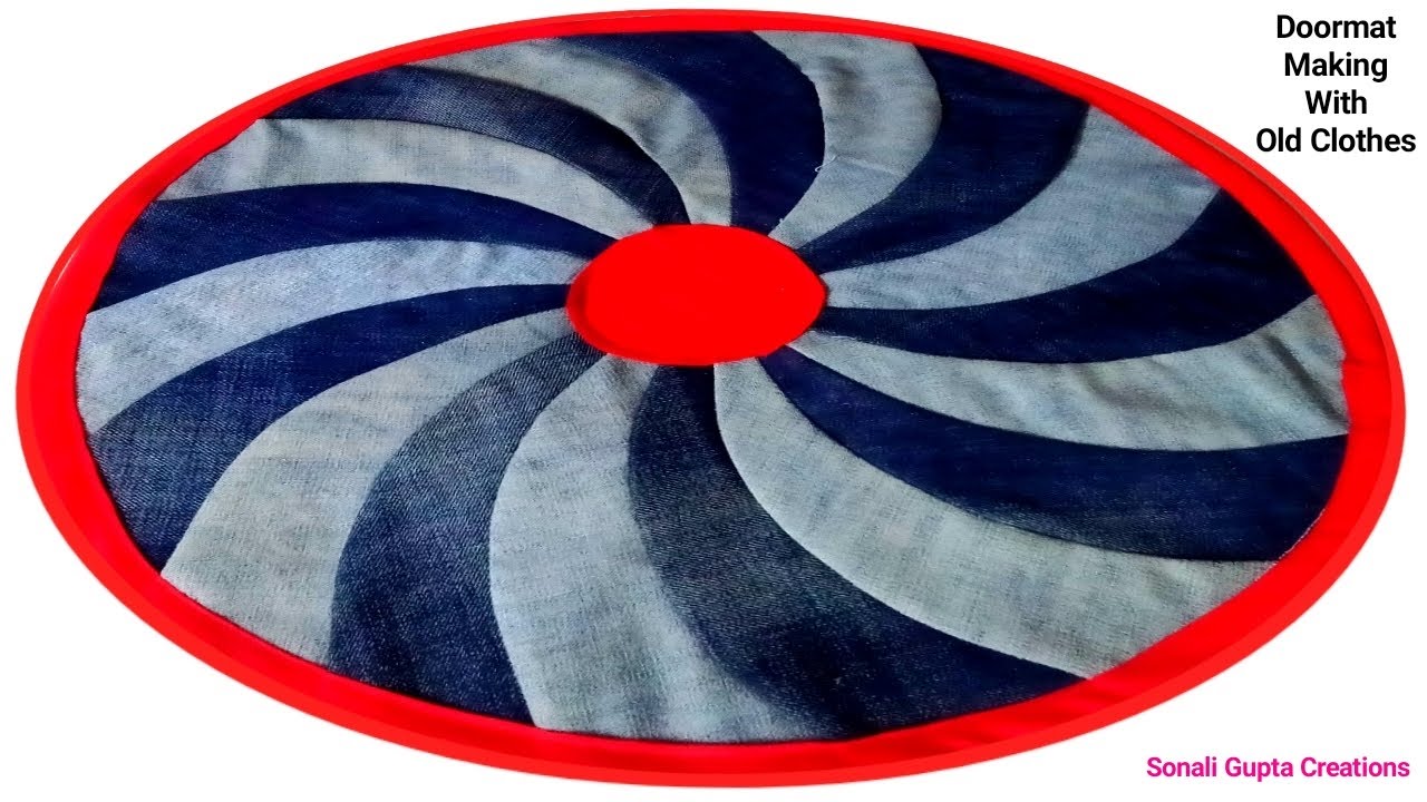 Doormat Making At Home/Doormat With Old Clothes/Paydan Banane Ka Tarika/Super Easy Doormat Idea/Mats