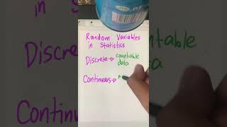 Random Variables in Statistics | Math Rapper #shorts #discrete_mathematics #statistics