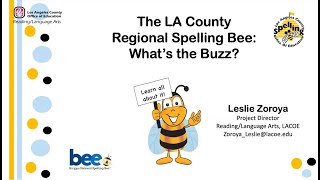 The LA County Regional Spelling Bee: What's the Buzz?