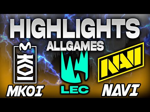 MOVISTAR KOI VS NAVI ALLGAMES HIGHLIGHTS LEC VERANO 2025 - LEAGUE OF LEGENDS - JORNADA 6
