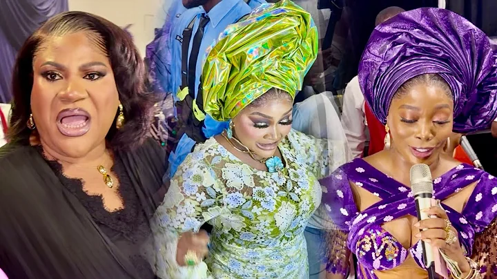 SEE WHAT KIEKIE DID TO NKECHI BLESSING AS MERCY AIGBE DANCES FOR HIS HUSBAND AT HER MUM BURIAL
