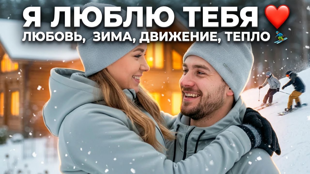 Я люблю тебя ❤️| Любовь, зима, движение, тепло ⛷️