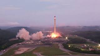 Exclusive Drone Video | Bull Run Steam Plant Implosion
