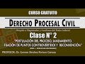 Clase N°2 - "Postulación del Proceso y Reconvención" - Derecho Procesal Civil