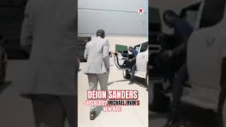 Deion Sanders Stunned By Michael Irvins Flashy New Ride In Texas  coachprime collegefootball
