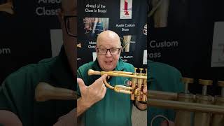 Red Brass Adams Beauty! Trent Austin from ACB demos the A4 #trumpet #shorts #adamsbrass #acb