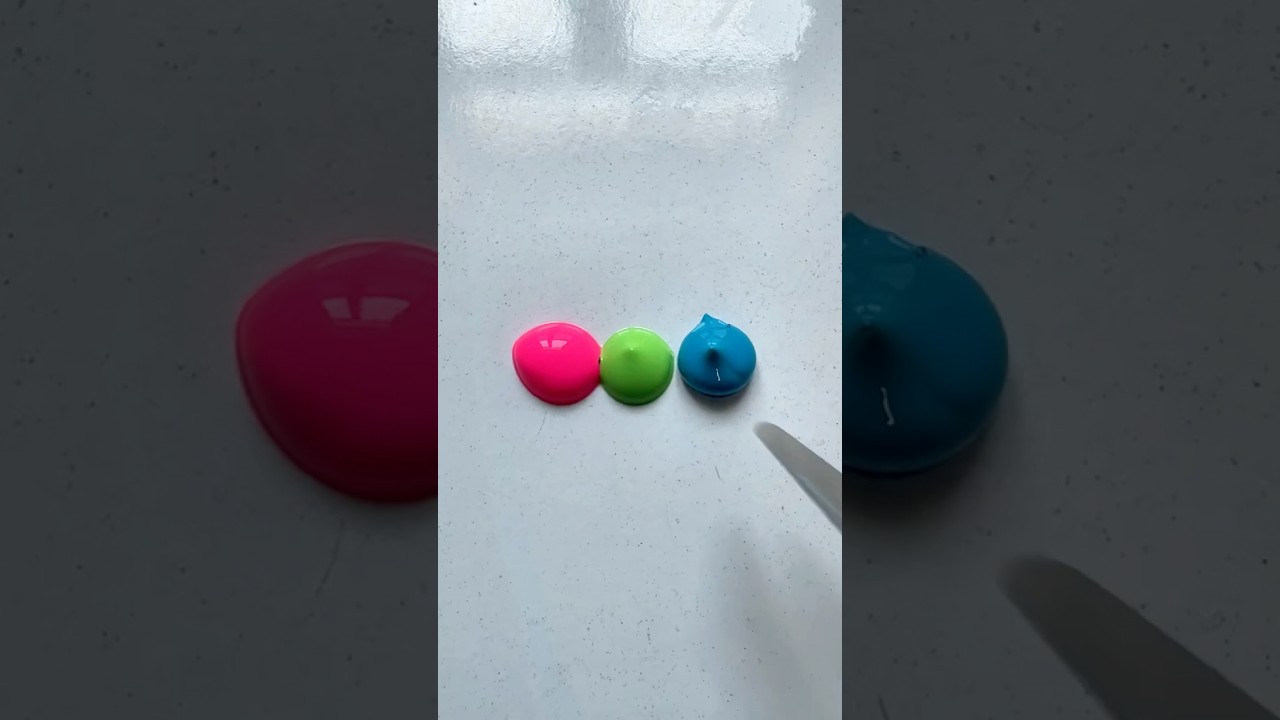 Mesmerizing Paint Mixing 🎨 | ASMR Color Blend #shorts