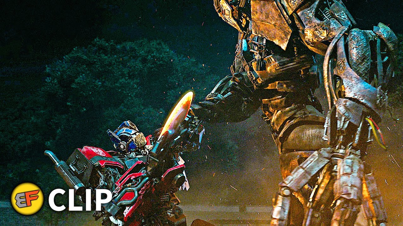 Autobots vs Terrorcons   Museum Battle  Transformers Rise of the Beasts 2023 Movie Clip HD 4K