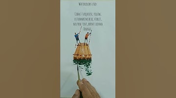 How To Create Watercolor Figures | Watercolor Painting for Beginners |Micro Tutorial 25/100 #shorts