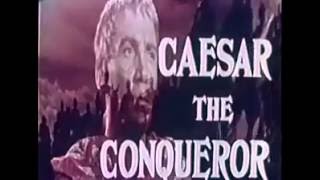 Intro credits and footage to the 1962 film "Caesar the Conqueror" 