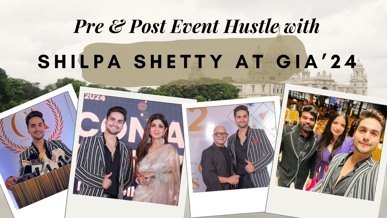 Hosting Global Icon Awards 2024 with Shilpa Shetty 