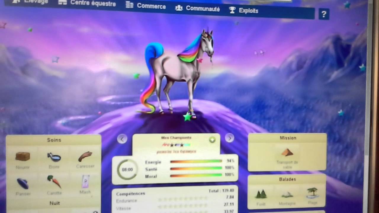 Comment Faire Pour Avoir Une Licorne Sur Equideow