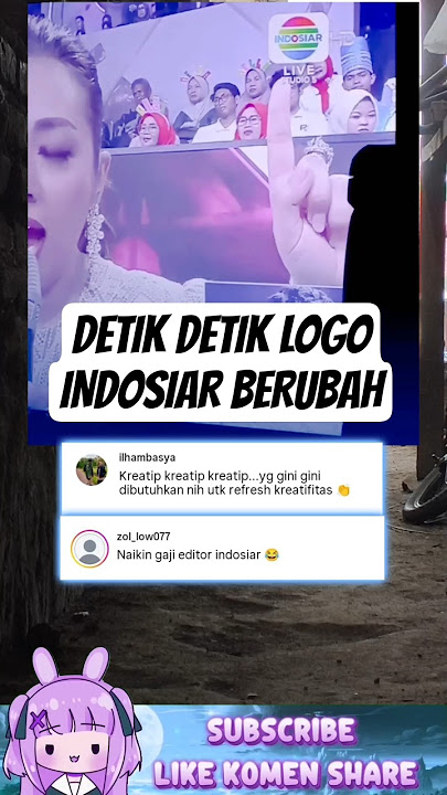 Detik detik logo Indosiar berubah 😭🤣