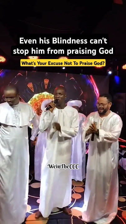 His blindness couldn't stop him. Thank God For His Grace. 🎤  Seyi Flavour, Skidoo, Seyi Solagbade
