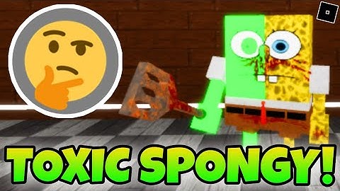 How To Get ‘‘TOXIC SPONGY’’ BADGE + TOXIC SPONGY MORPH | Custom Piggy Showcase | Roblox