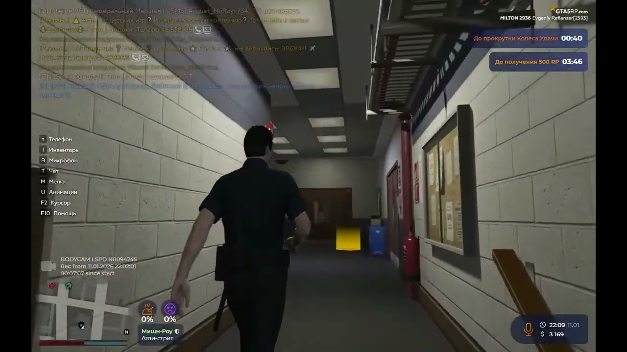 Городская сумасшедшая встретила пубертатных копов ГТА 5 рп