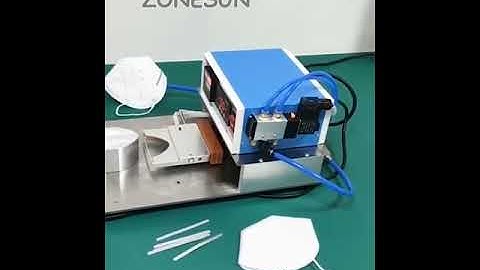 ZONESUN Nose Bridge Welding Making Machine For N95 Face Mask