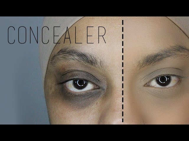 Dispose of dark circles with a concealer