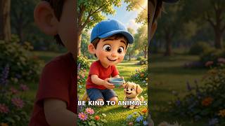 Be Kind to Animals | Moral Story for Kids #Shorts